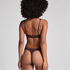 Plunge Padded Underwired Bra, Brown