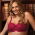 Cardi Padded Half-cup Underwired Bra, Pink
