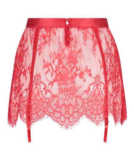 Lace Skirt, Red