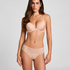 Angie Padded Underwired Push-Up Bra, Beige
