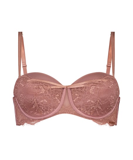 Margaret padded strapless underwired bra Lucy Hale, Pink