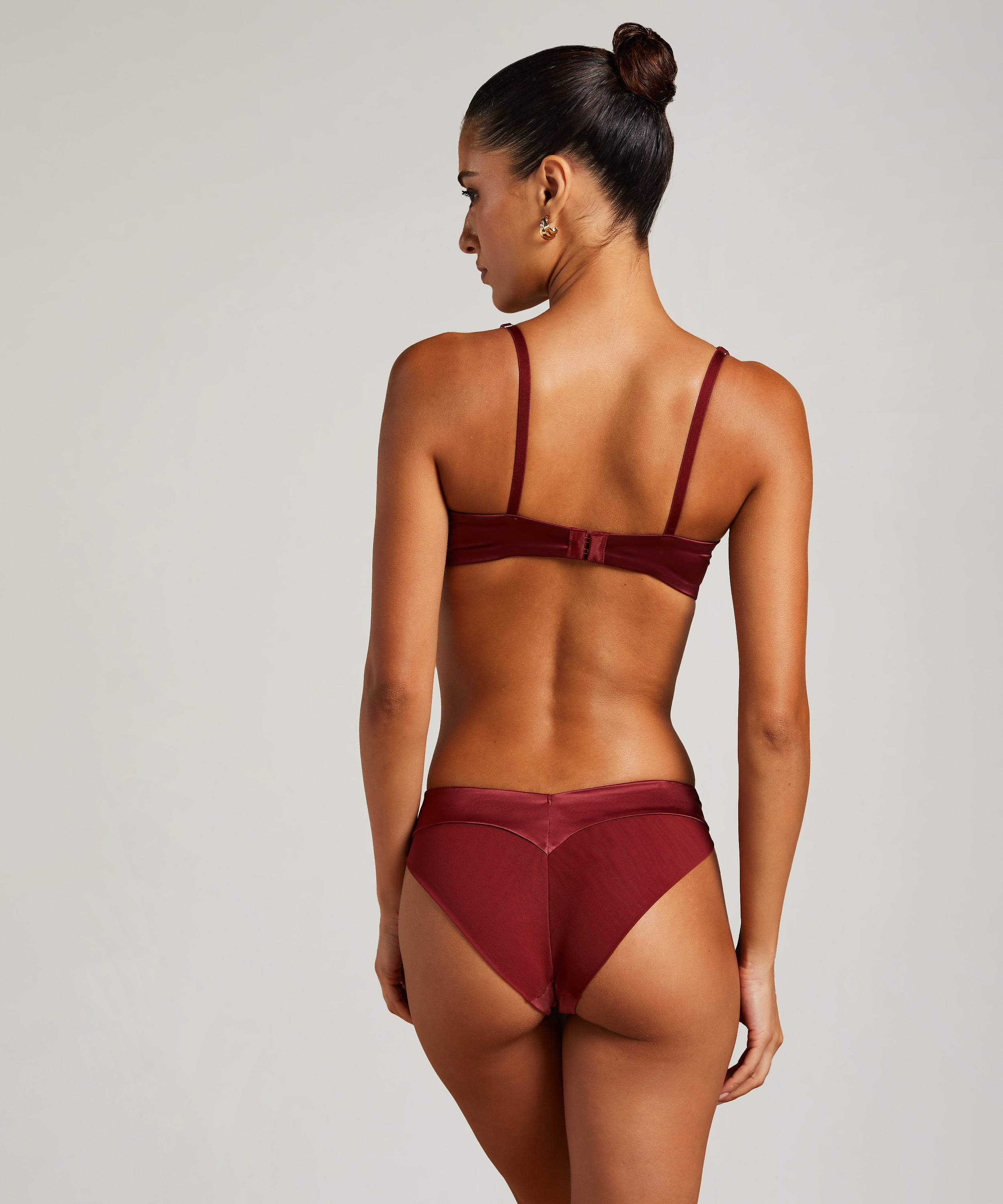 Zoe Non-Padded Underwired Bra, Red, main