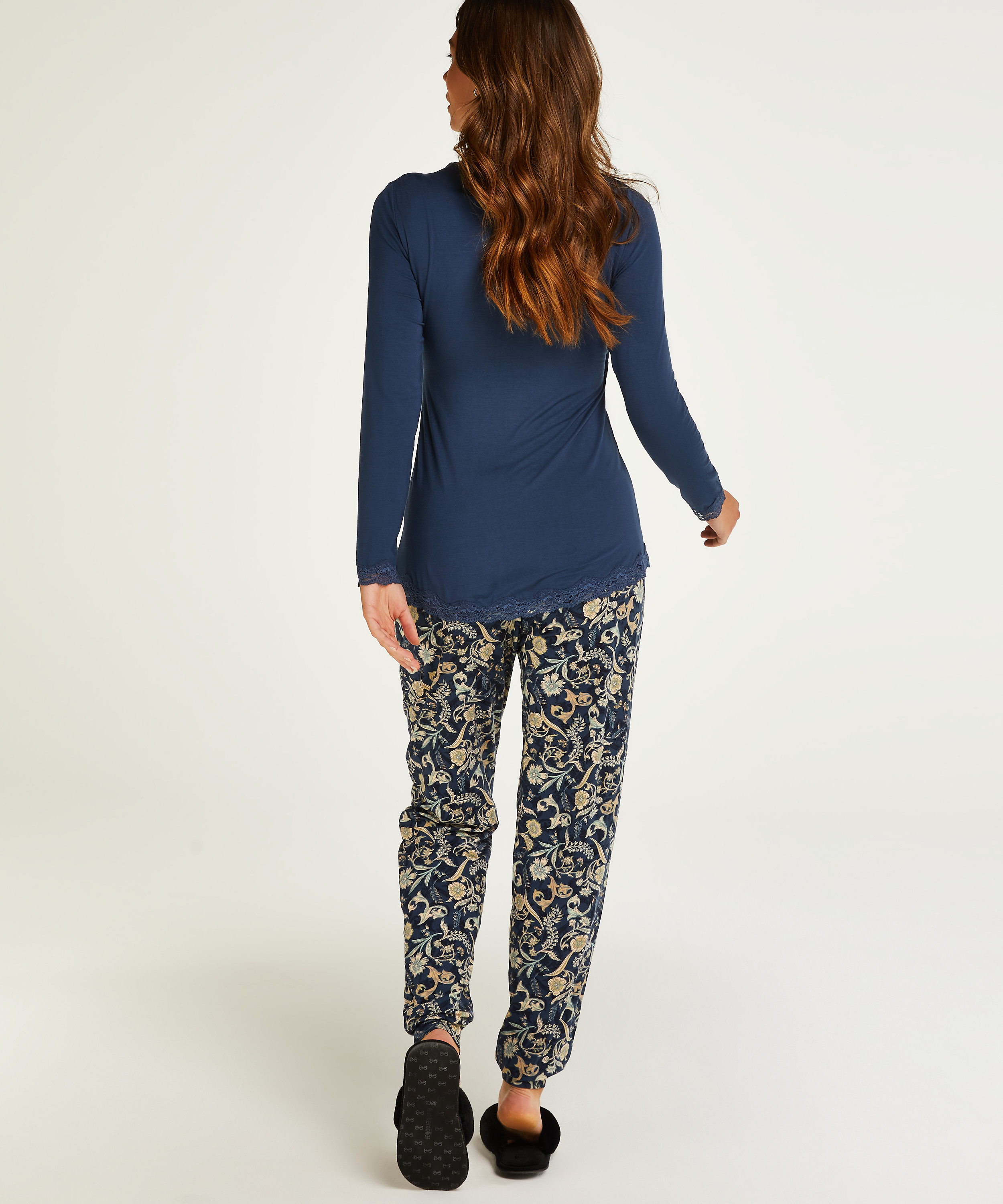 Nursing pyjama set, Blue, main