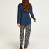 Nursing pyjama set, Blue