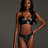 Matrix bralette, Black