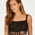 Love Me Mesh Corset Top, Black