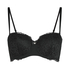 Marine Padded Underwired Strapless Bra, Black