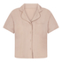 Pyjama Jacket Jersey Essential, Beige