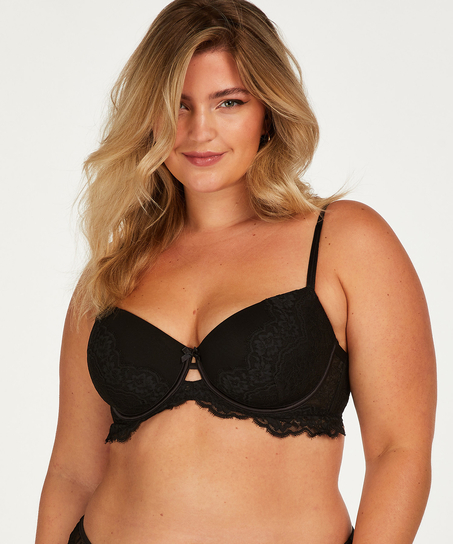 Blaise Padded Underwired Bra, Black