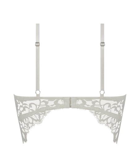 Isabella Padded Underwired Longline Bra, White