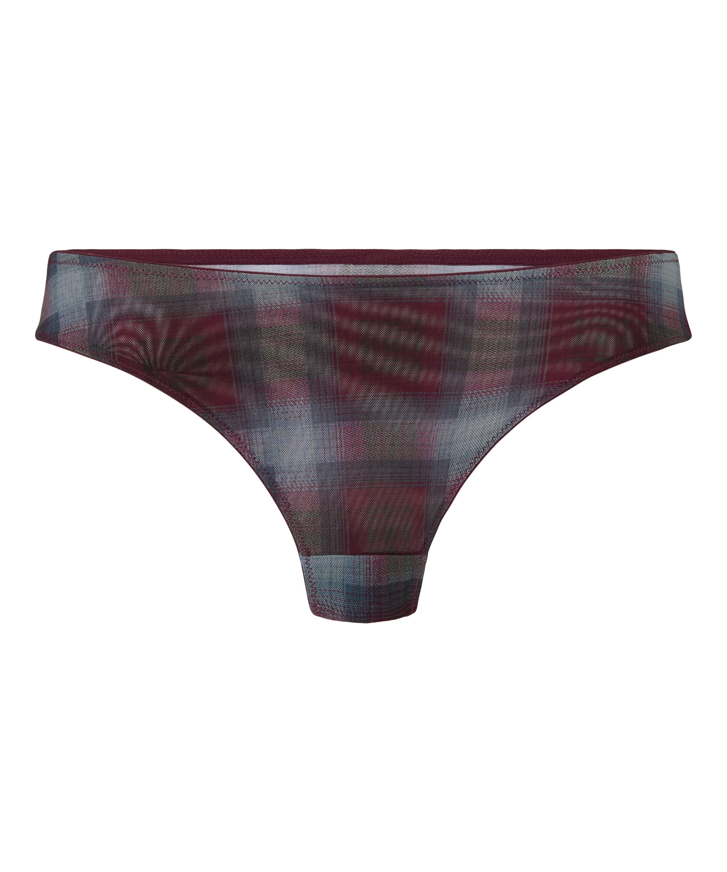 Highleg Thong Elise, Purple, main