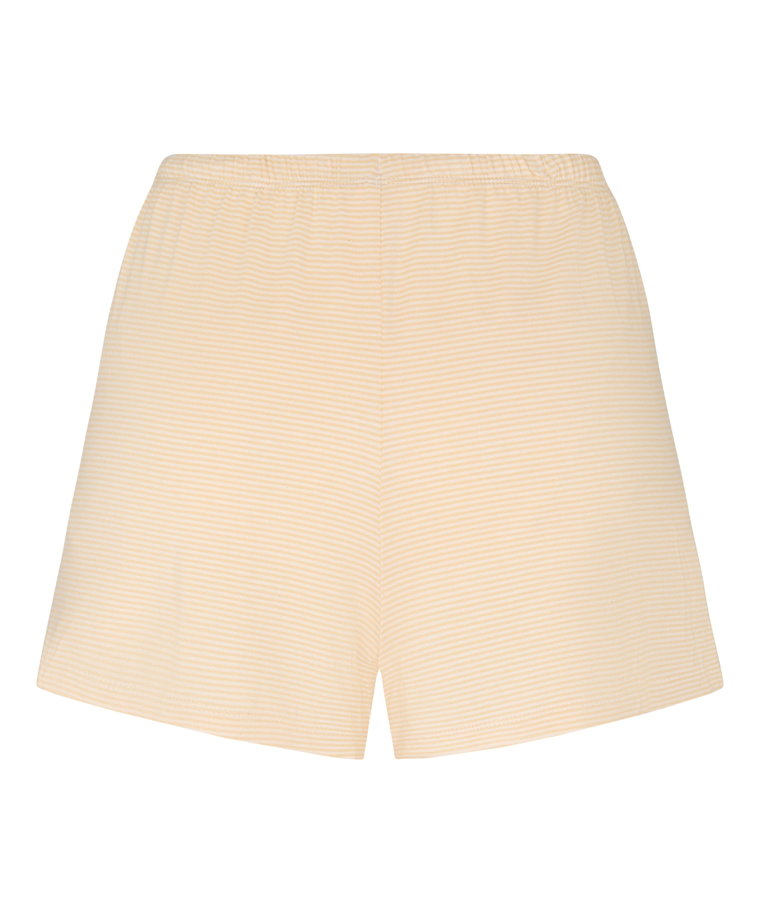 Pyjama Short Striped Jersey, Yellow, main