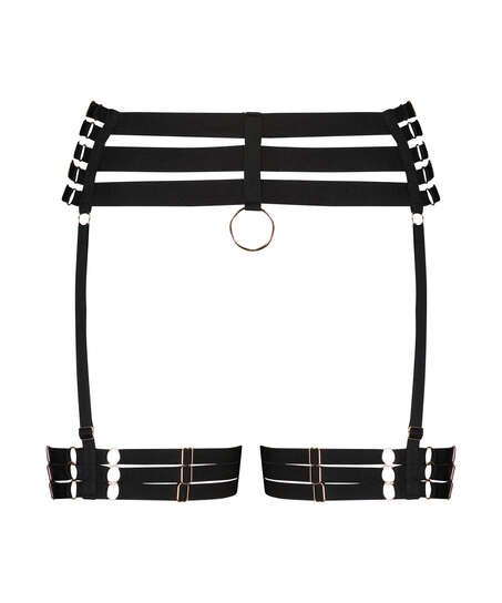 Private Suspender Belt, Black