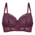 Peonie Padded Underwired Bra, Purple