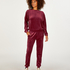 Velour Jogging Bottoms, Purple