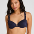 Padded Underwired Bikini Top Sorrento, Blue