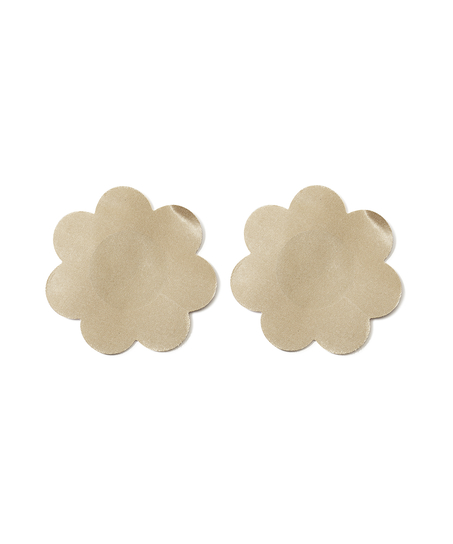 3-pack Satin Nipple Covers, Beige