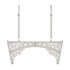 Isabella Padded Underwired Longline Bra, White