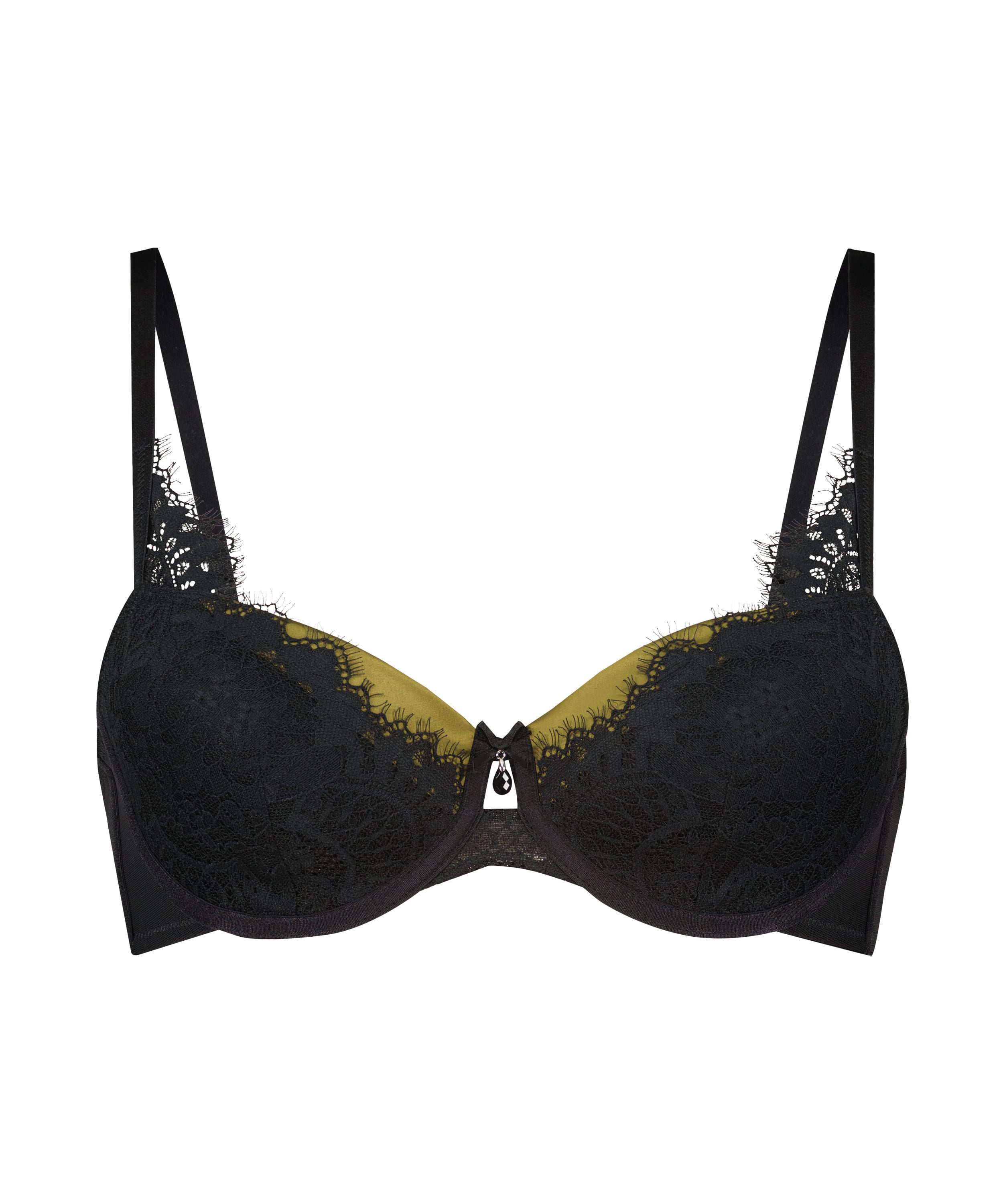 Mirabella Padded Underwired Bra, Black, main