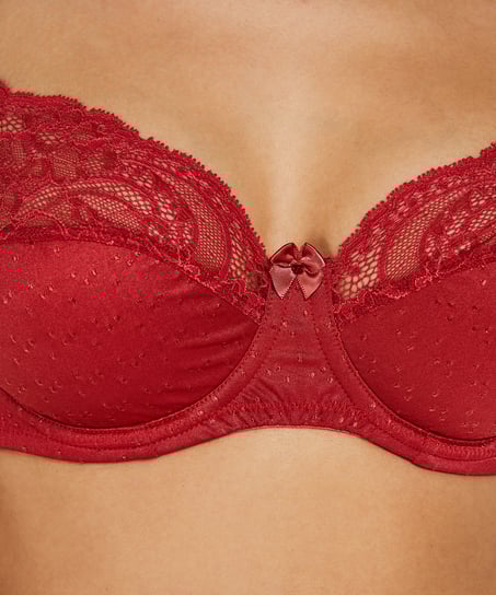 Sophie Non-Padded Underwired Bra, Red