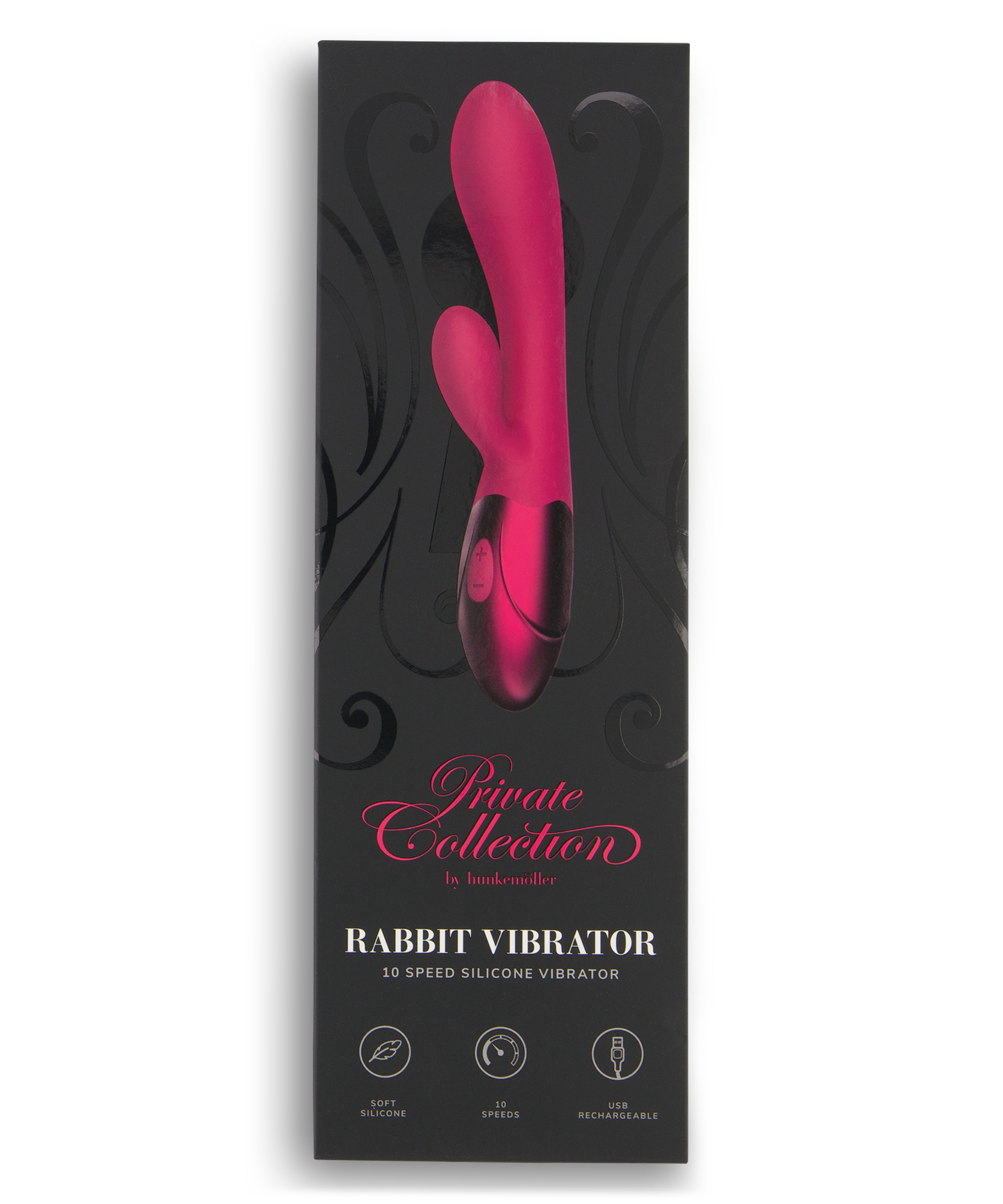 Private Rabbit Vibrator, Pink, main