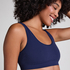 Dianne Scoop Bralette, Blue