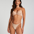 Seamless thong, Beige