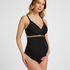 Seamless Maternity Thong, Black