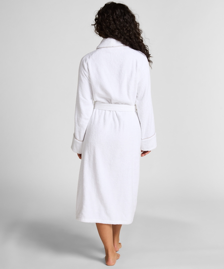 Toweling Robe, White