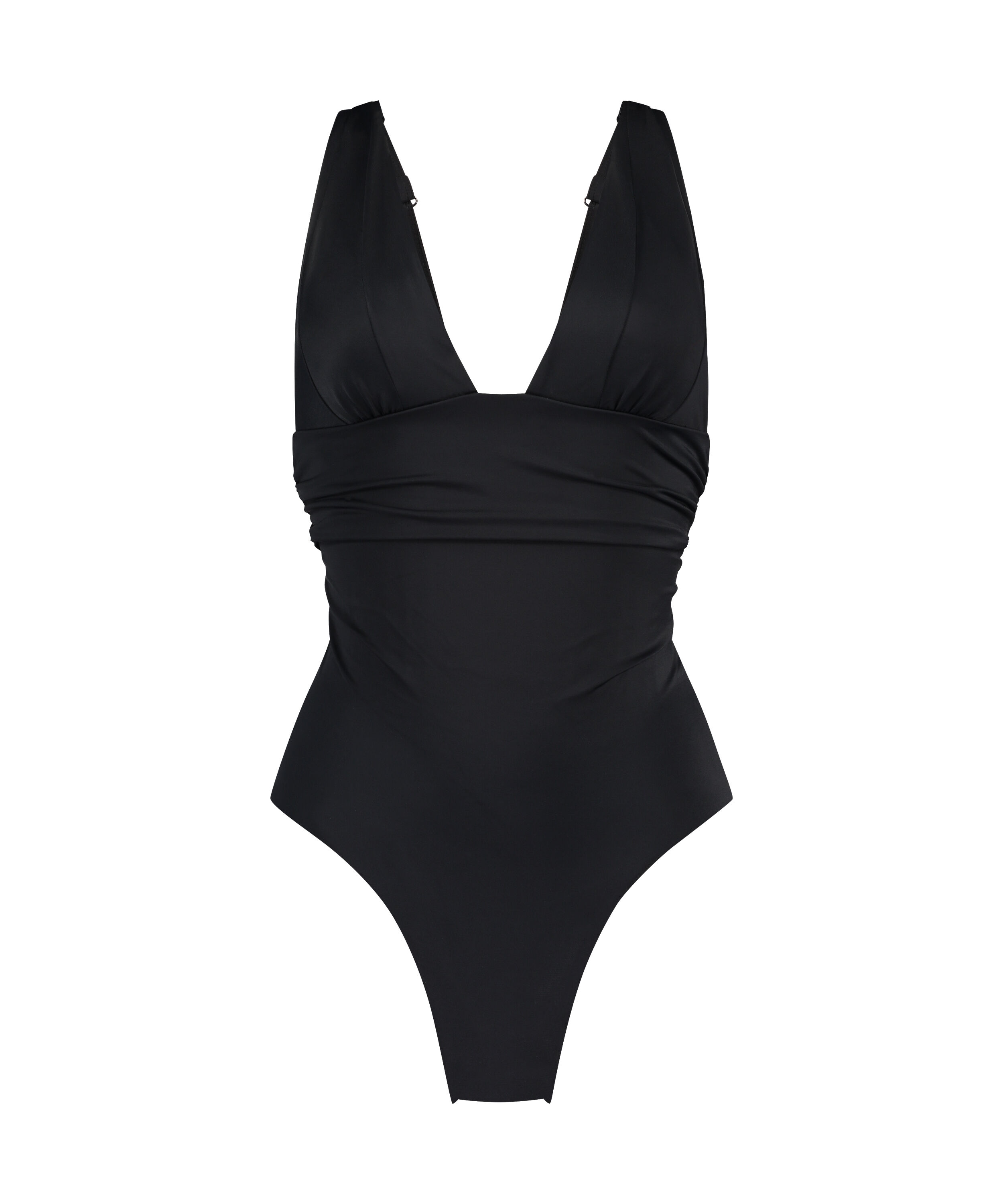 Luxe Shaping Swimsuit, Black