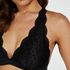 Halter racerback bralette, Black