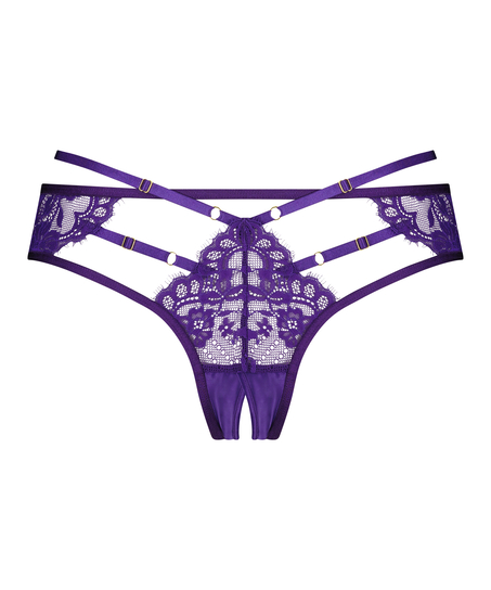 Iggy Open Crotch Brazilian, Purple