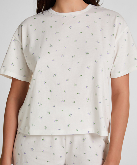 Pyjama Set Cotton, White