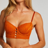 Vera Padded Longline Underwired Bra, Orange