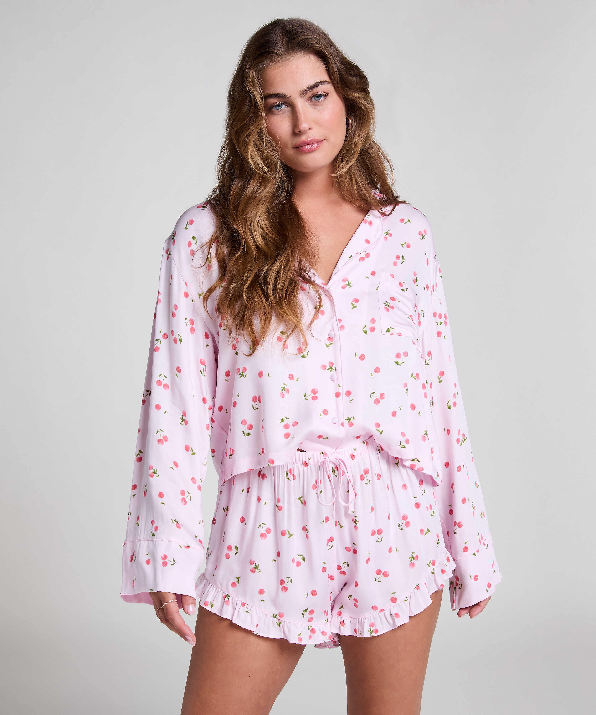 Pyjama Shorts, Pink, main