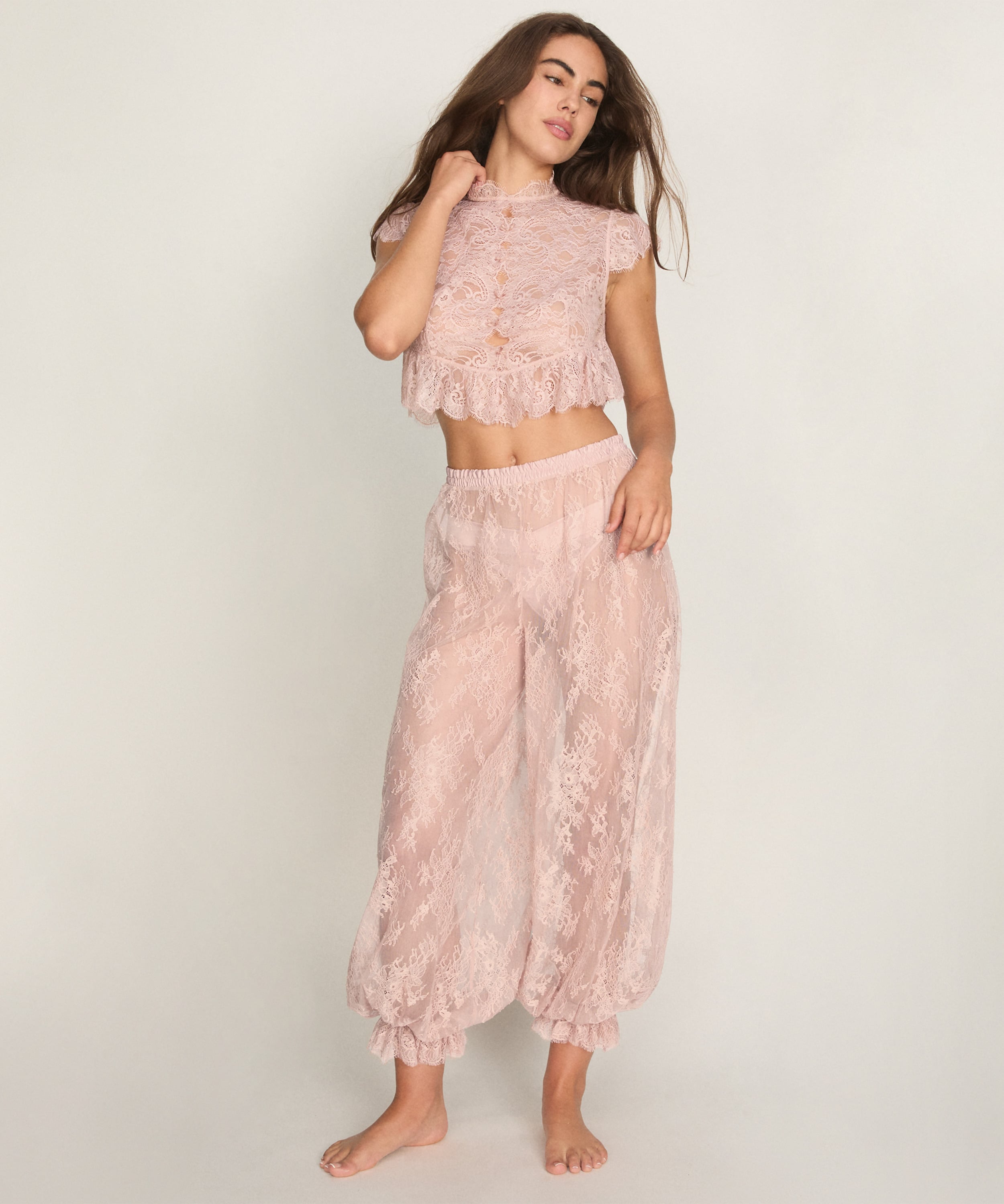 Top Allover Lace Legacy, Pink, main