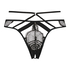 Lyra Open Crotch Brazilian, Black