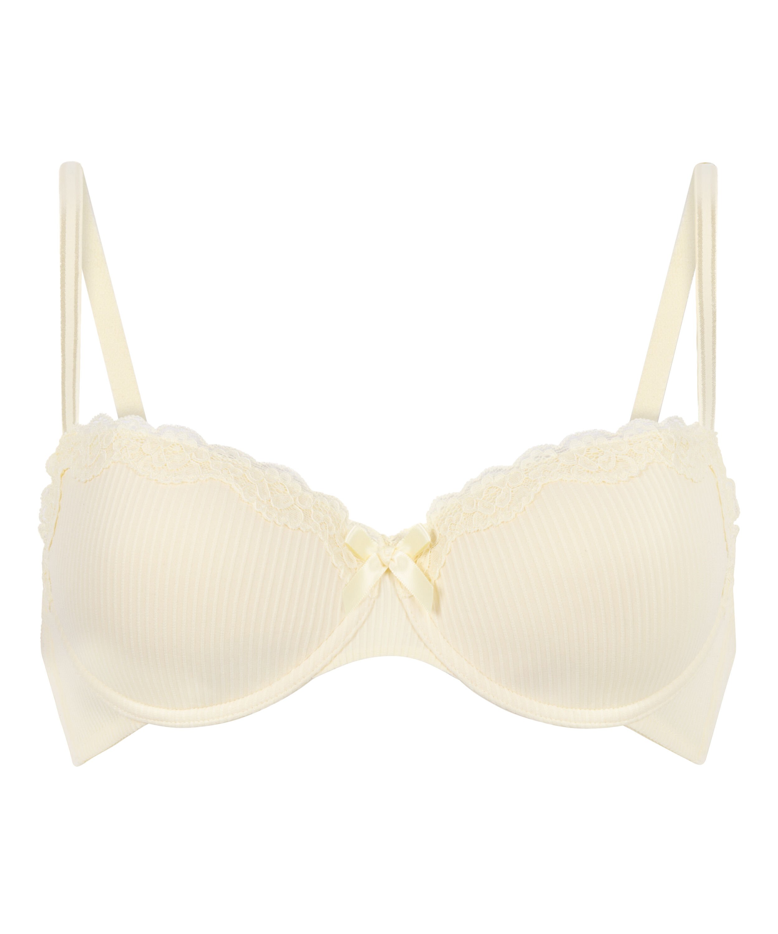Lola Padded Underwired Bra, Yellow