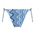Hvar high cheeky bikini bottoms, Blue