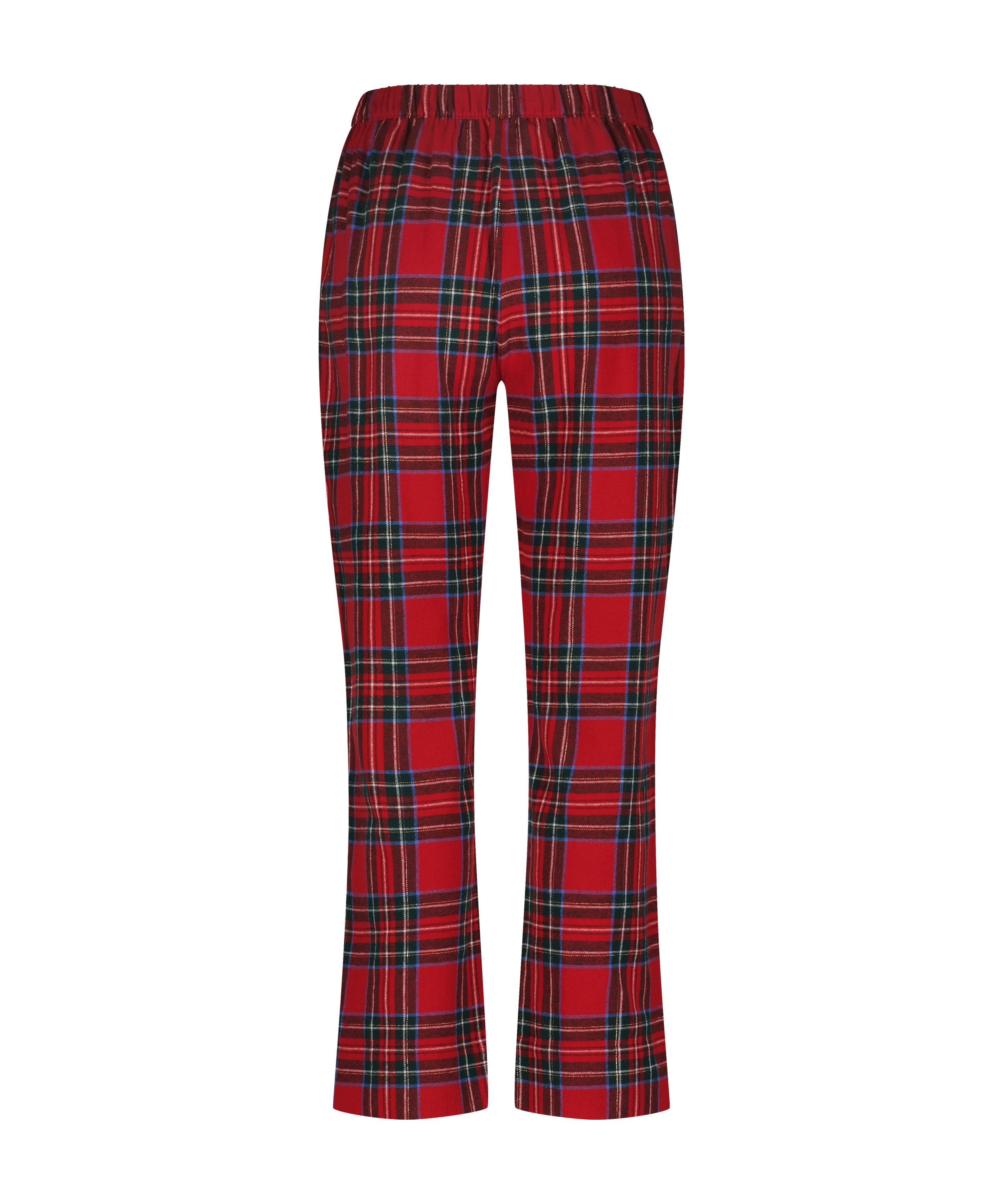 Flannel Pyjama Pants, Red, main