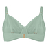 Luxe Non-Padded Underwired Bikini Top, Green