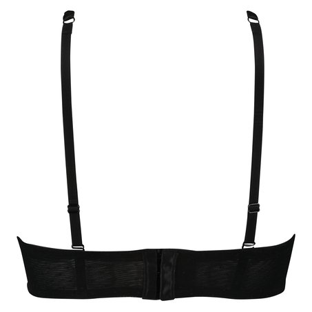 Padded strapless underwired bra Ramona, Black