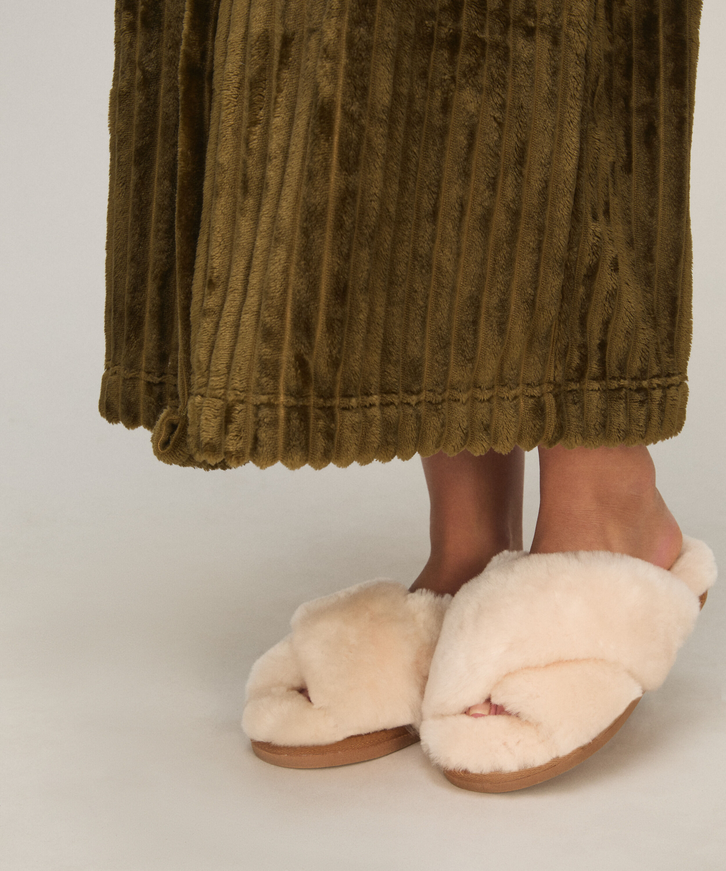 Slipper Sheepskin, White
