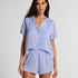 Satin Short-Sleeved Jacket, Purple