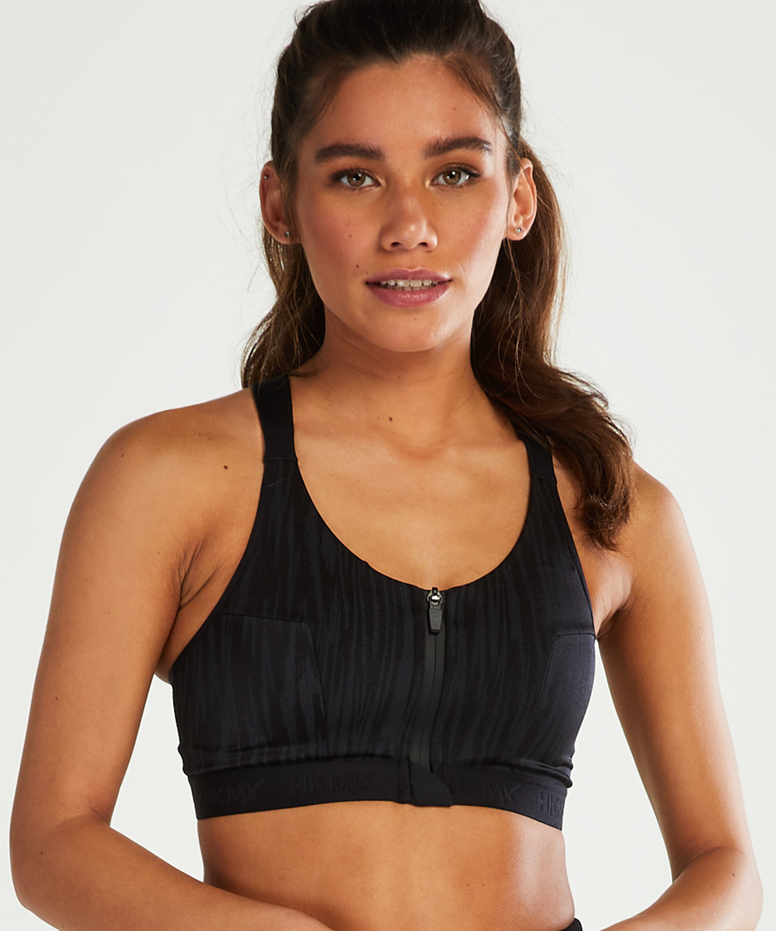 HKMX Sports bra The Pro Level 3, Black, main