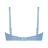 Scallop push-up underwired bikini top Cup A - E, Blue