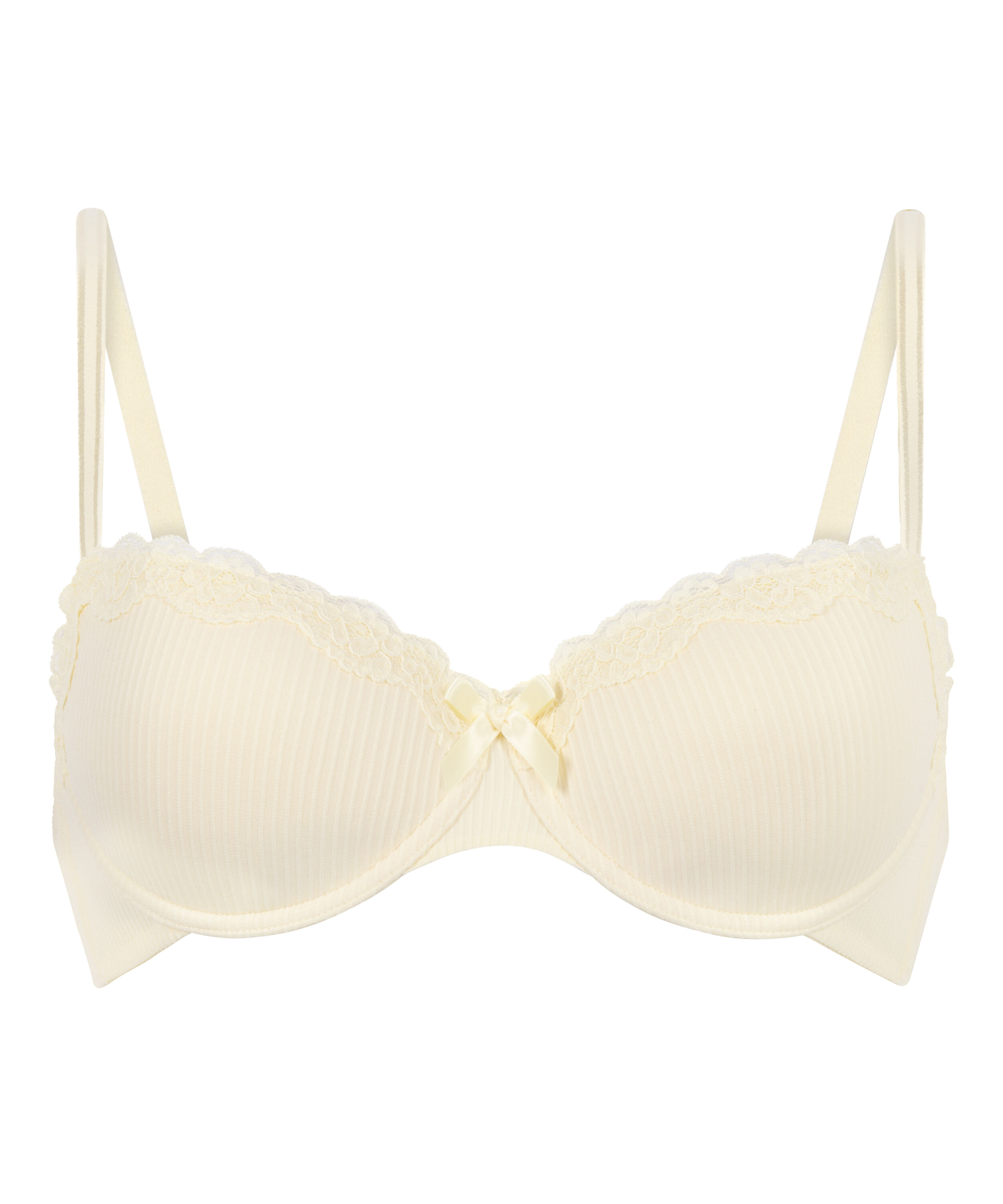 Lola Padded Underwired Bra, Yellow