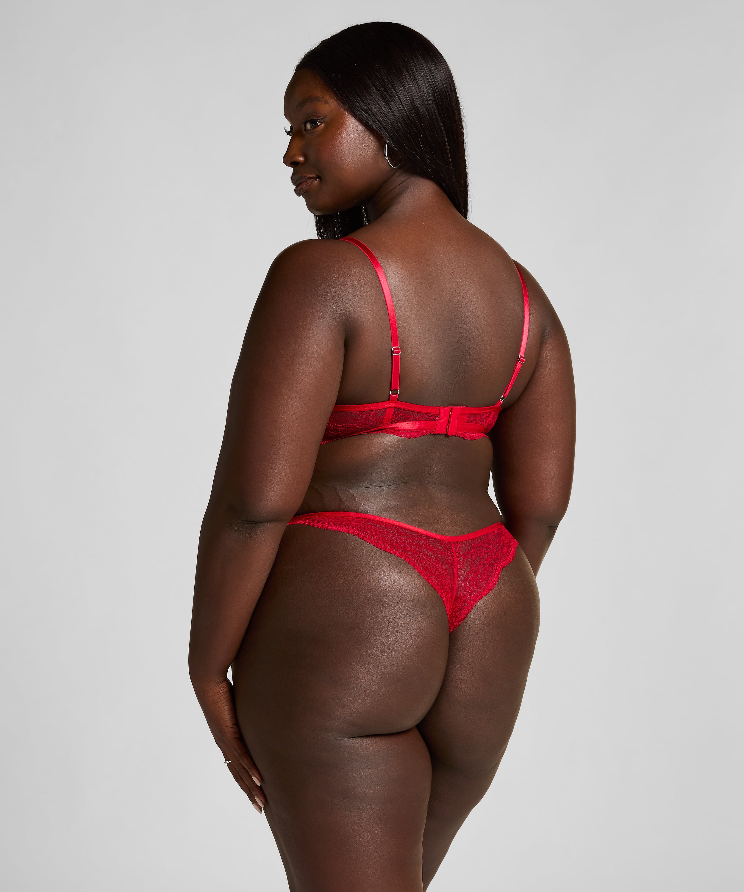 Isabelle Non-Padded Underwired Bra, Red, main
