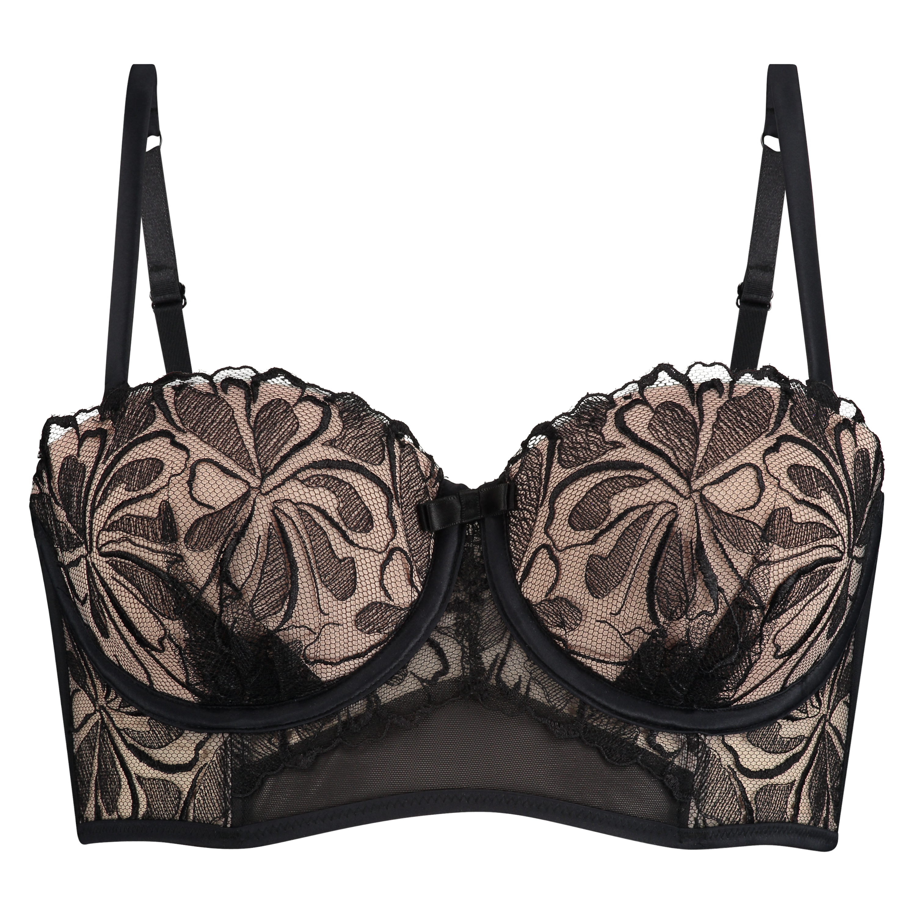 Reem Padded Underwired Bra, Black, main