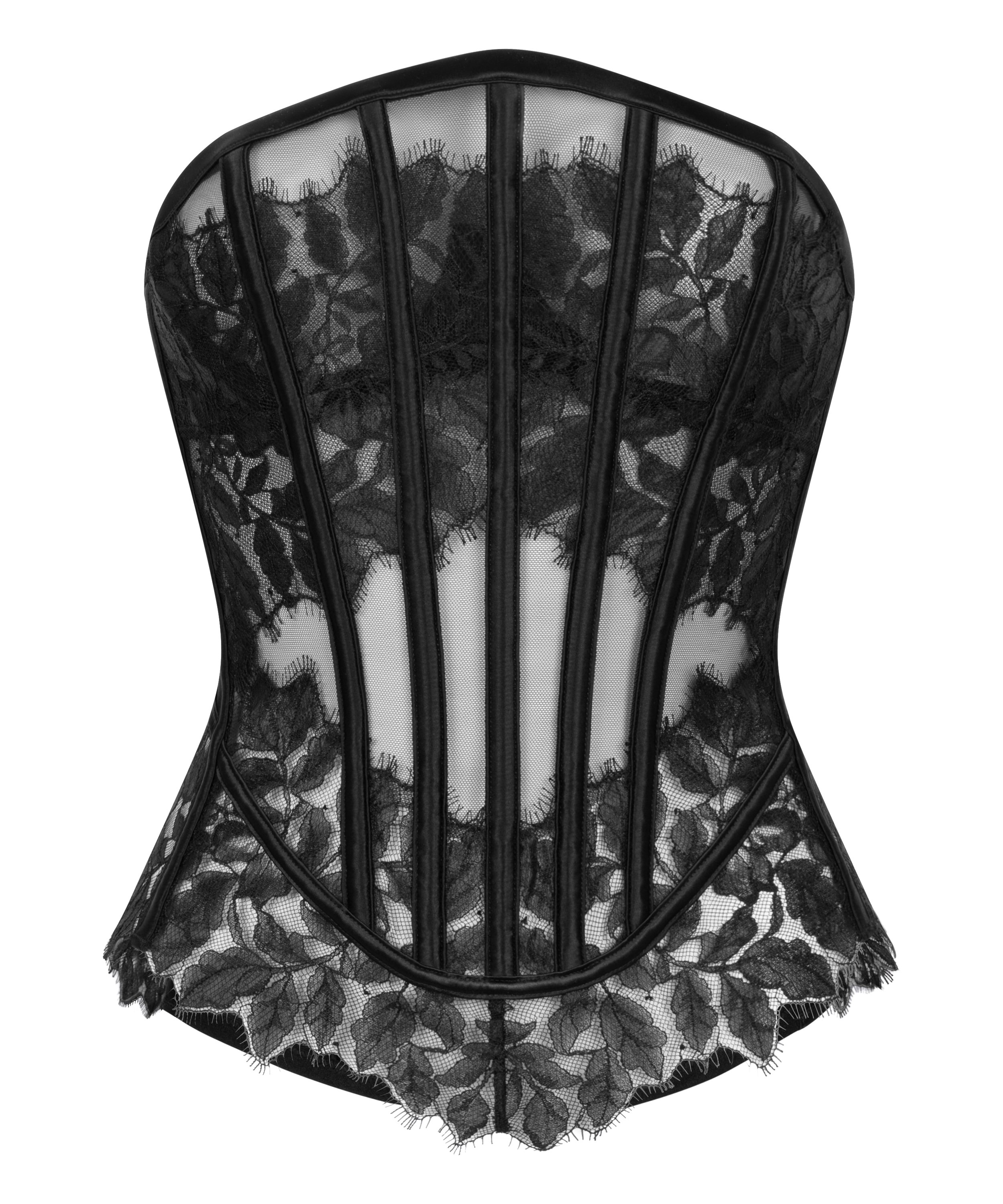 Chalice Corset, Black, main